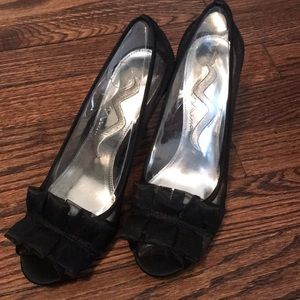 Nina Black Formal Shoes Size 6